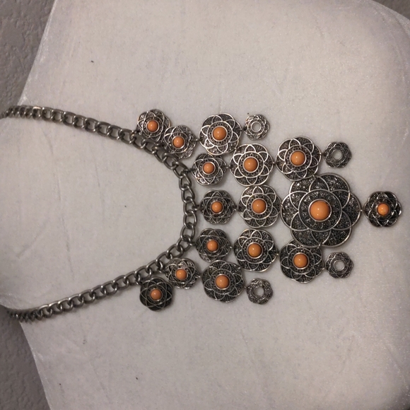 Stitchfix Jewelry - Ranch Style Cowgirl Statement Necklace with Medallions